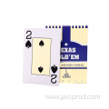 Plastic waterproof Texas poker card